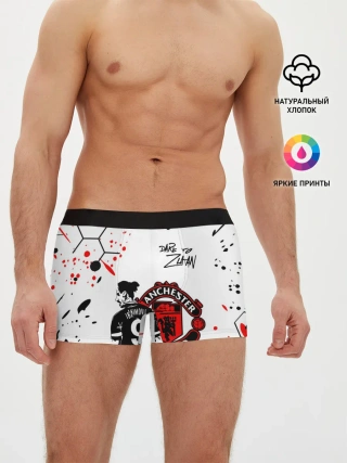 Мужские трусы боксеры / ЗЛАТАН ИБРАГИМОВИЧ / МАНЧЕСТЕР