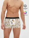 Мужские трусы боксеры / Лица в графике