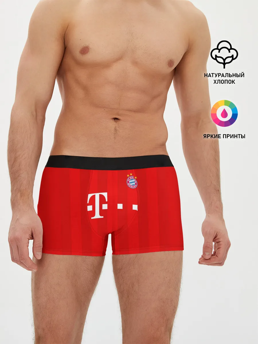 Мужские трусы боксеры / Форма Баварии - Левандовски
