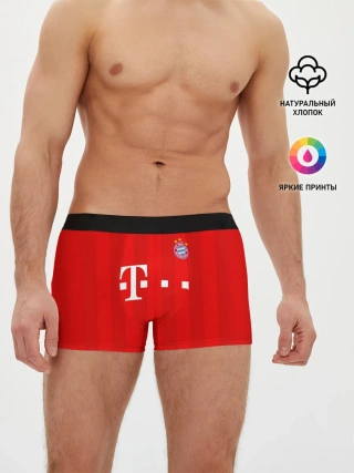 Мужские трусы боксеры / Форма Баварии - Левандовски