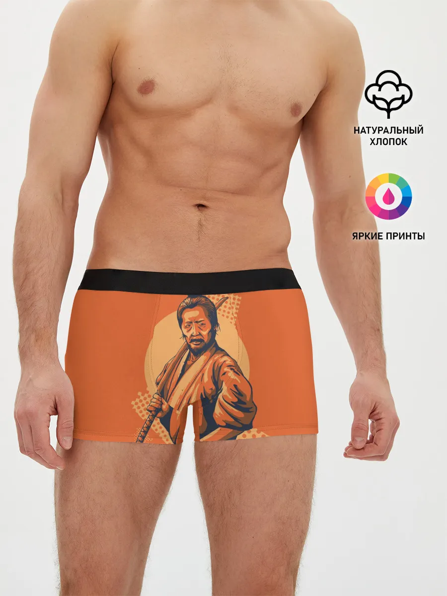 Мужские трусы боксеры / Самурай