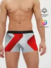 Мужские трусы боксеры / 3D SPORT STYLE RED / WHITE