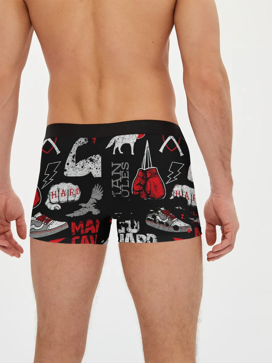 Мужские трусы боксеры / ЧТО ТО МОТИВАЦИОННОЕ 3D