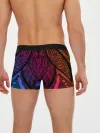 Мужские трусы боксеры / Фиолетовый узор 3D