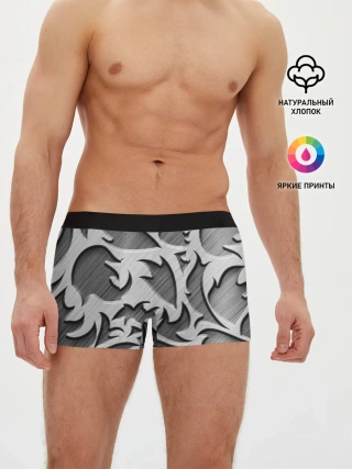 Мужские трусы боксеры / Монохромный узор