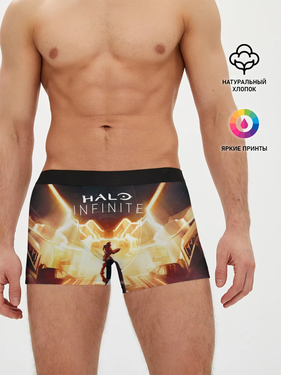Мужские трусы боксеры / Halo infinite Мастер Чиф