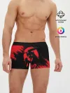 Мужские трусы боксеры / BERSERK red краска