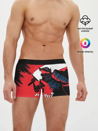 Мужские трусы боксеры / БЕРСЕРК red