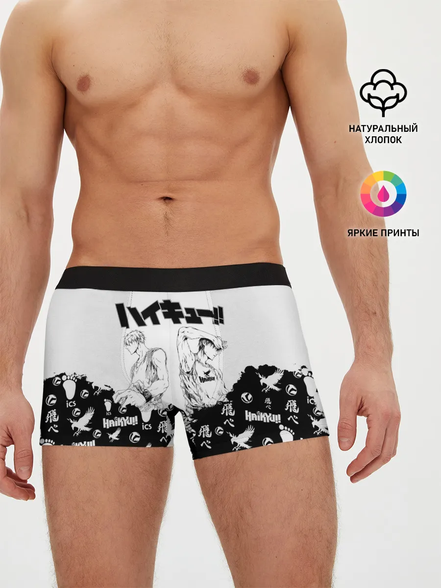 Мужские трусы боксеры / Волейбольный клуб Haikyu!!