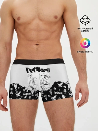 Мужские трусы боксеры / Волейбольный клуб Haikyu!!