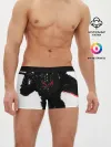 Мужские трусы боксеры / БЕРСЕРК ч/б