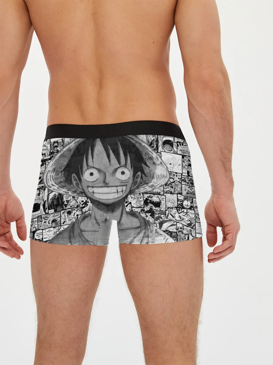 Мужские трусы боксеры / Луфи улыбается one piece