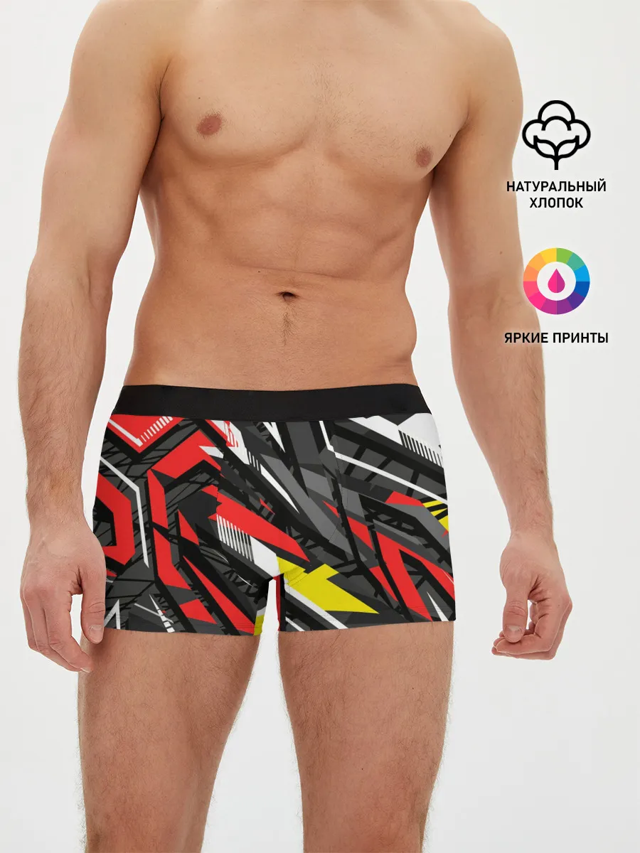 Мужские трусы боксеры / Фон. Абстракция.