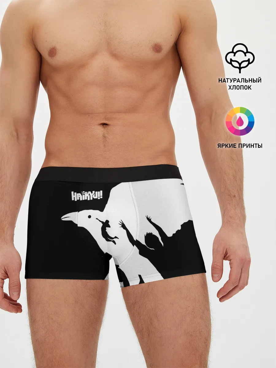 Мужские трусы боксеры / Ворон Карасуно Haikyu!!