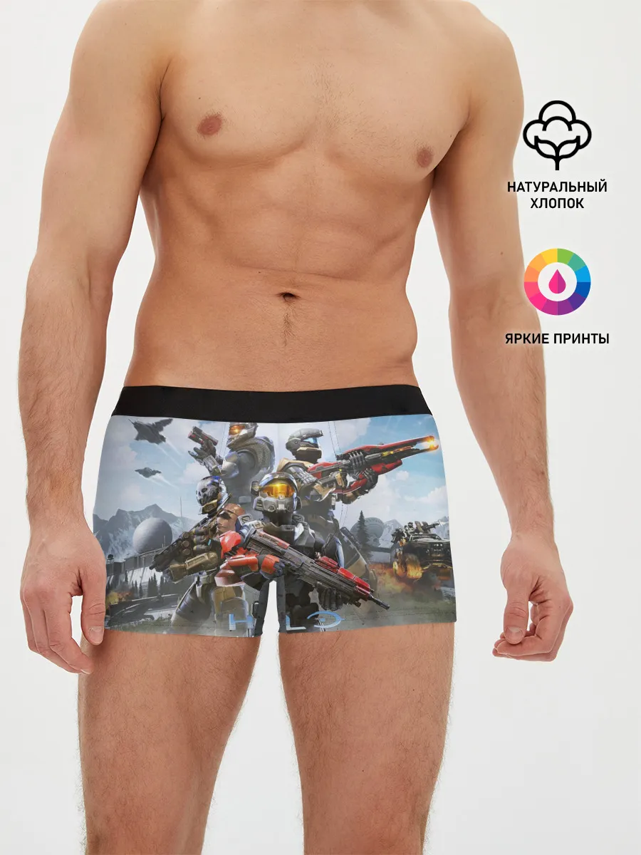 Мужские трусы боксеры / Halo infinite Мультиплеер