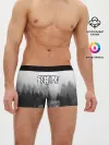 Мужские трусы боксеры / ДУХ ЛЕСА / ПОМНИ СВОИ КОРНИ