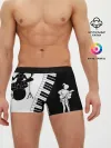 Мужские трусы боксеры / Черно Белое пианино