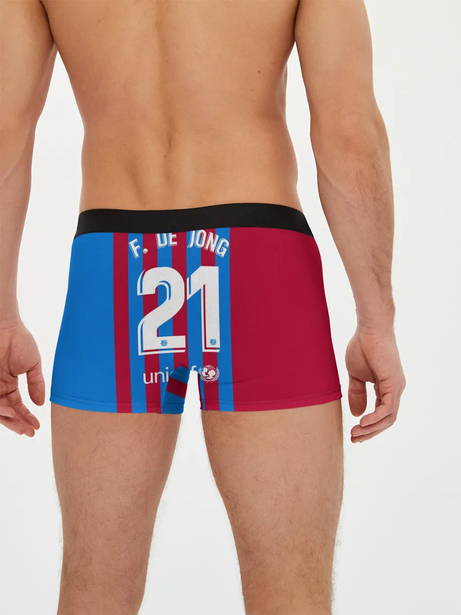 Мужские трусы боксеры / Френки де Йонг Барселона 21/22
