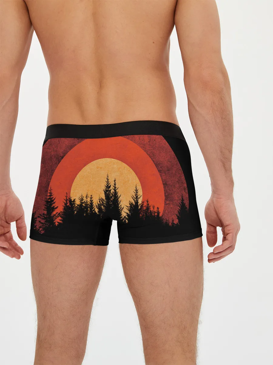 Мужские трусы боксеры / ЛЕСНИК 3D