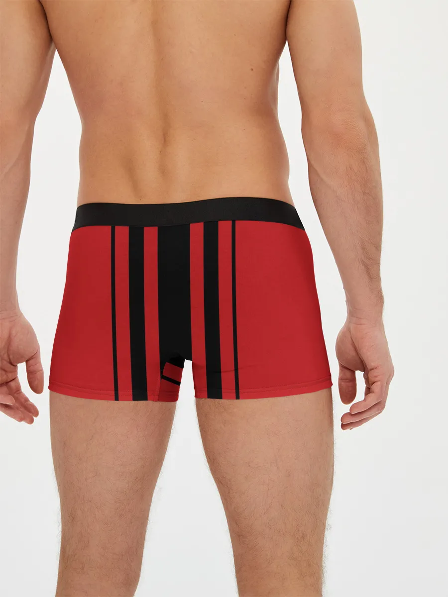 Мужские трусы боксеры / Милан домашняя форма 2021/2022