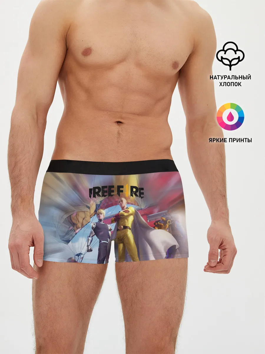 Мужские трусы боксеры / FREEFIRE | САЙТАМА