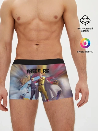 Мужские трусы боксеры / FREEFIRE | САЙТАМА