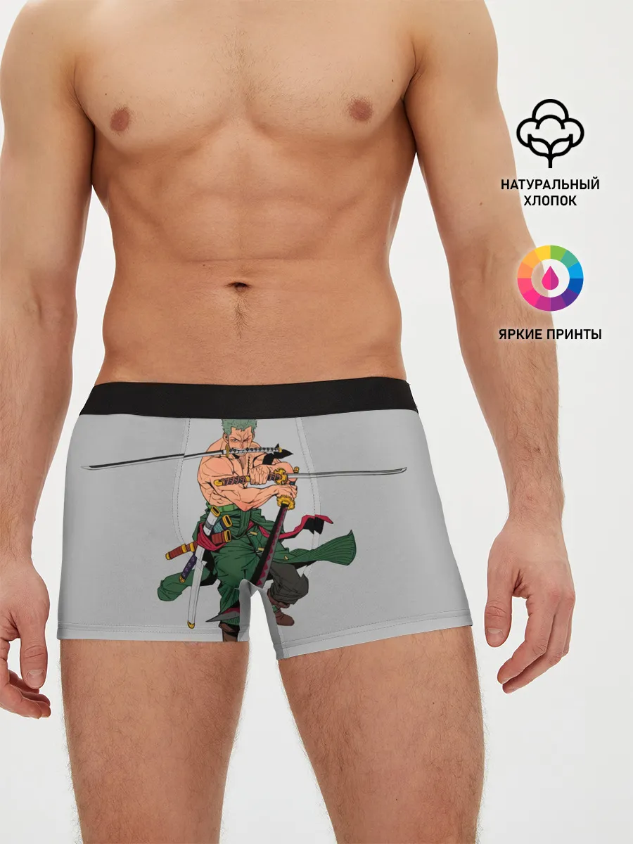 Мужские трусы боксеры / Арт Ророноа Зоро, One Piece