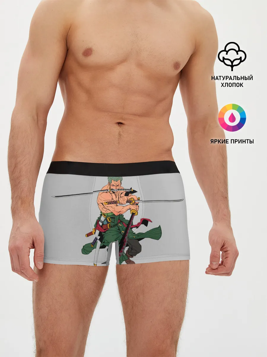 Мужские трусы боксеры / Арт Ророноа Зоро, One Piece
