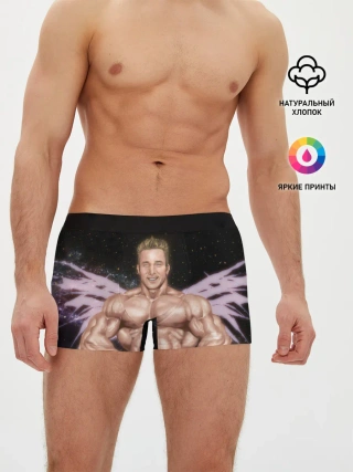 Мужские трусы боксеры / Billy Space Aquarell