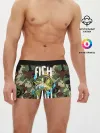 Мужские трусы боксеры / Рыблака камуфляж