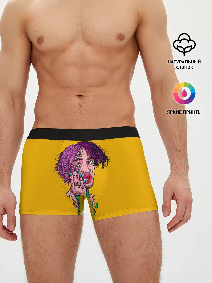 Мужские трусы боксеры / Плавленый Лил Пип