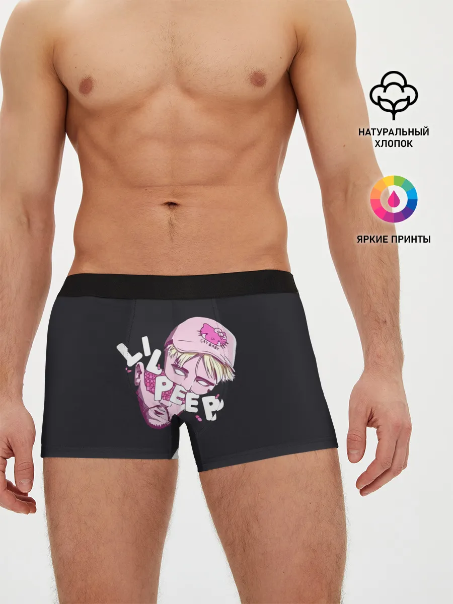 Мужские трусы боксеры / Лил Пип
