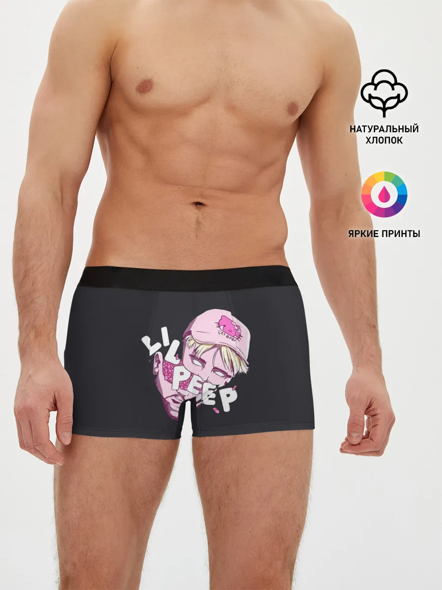 Мужские трусы боксеры / Лил Пип