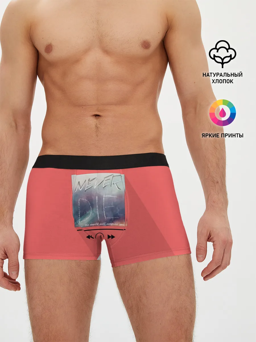 Мужские трусы боксеры / never die