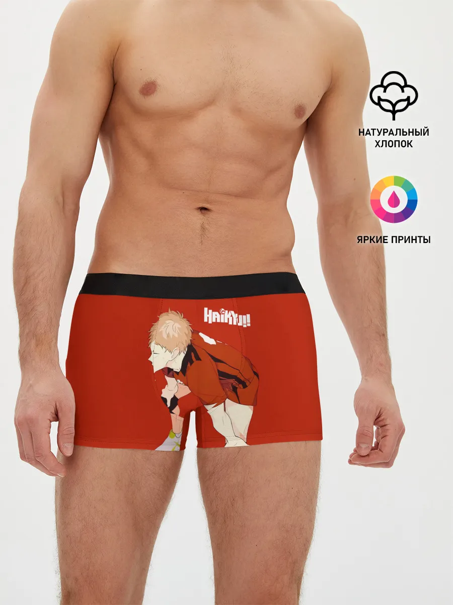 Мужские трусы боксеры / Мориске Яку старшая Некома