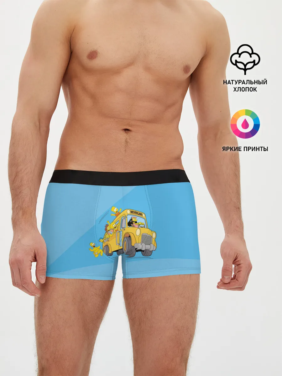 Мужские трусы боксеры / Автобус в Неверленд