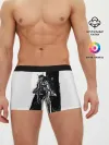 Мужские трусы боксеры / Берсерк черно-белый