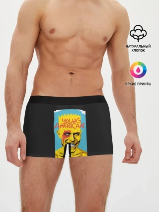 Мужские трусы боксеры / Bart x Bowie