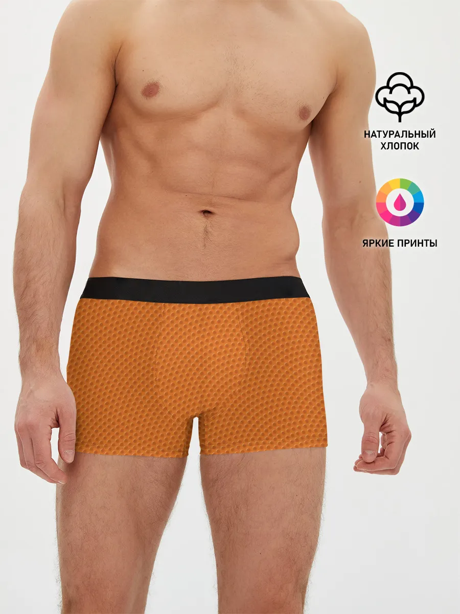 Мужские трусы боксеры / Баскетбольная кожа