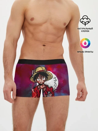 Мужские трусы боксеры / Луффи One Piece. Большой куш