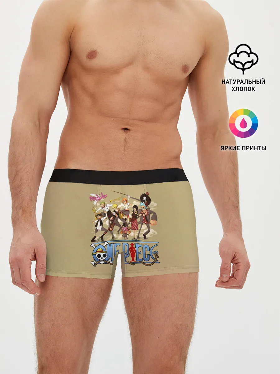 Мужские трусы боксеры / Пираты Соломенной Шляпы | One Piece