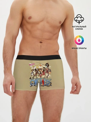 Мужские трусы боксеры / Пираты Соломенной Шляпы | One Piece
