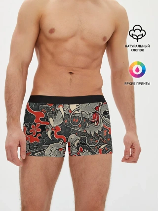 Мужские трусы боксеры / Китайский Дракон, China Dragon
