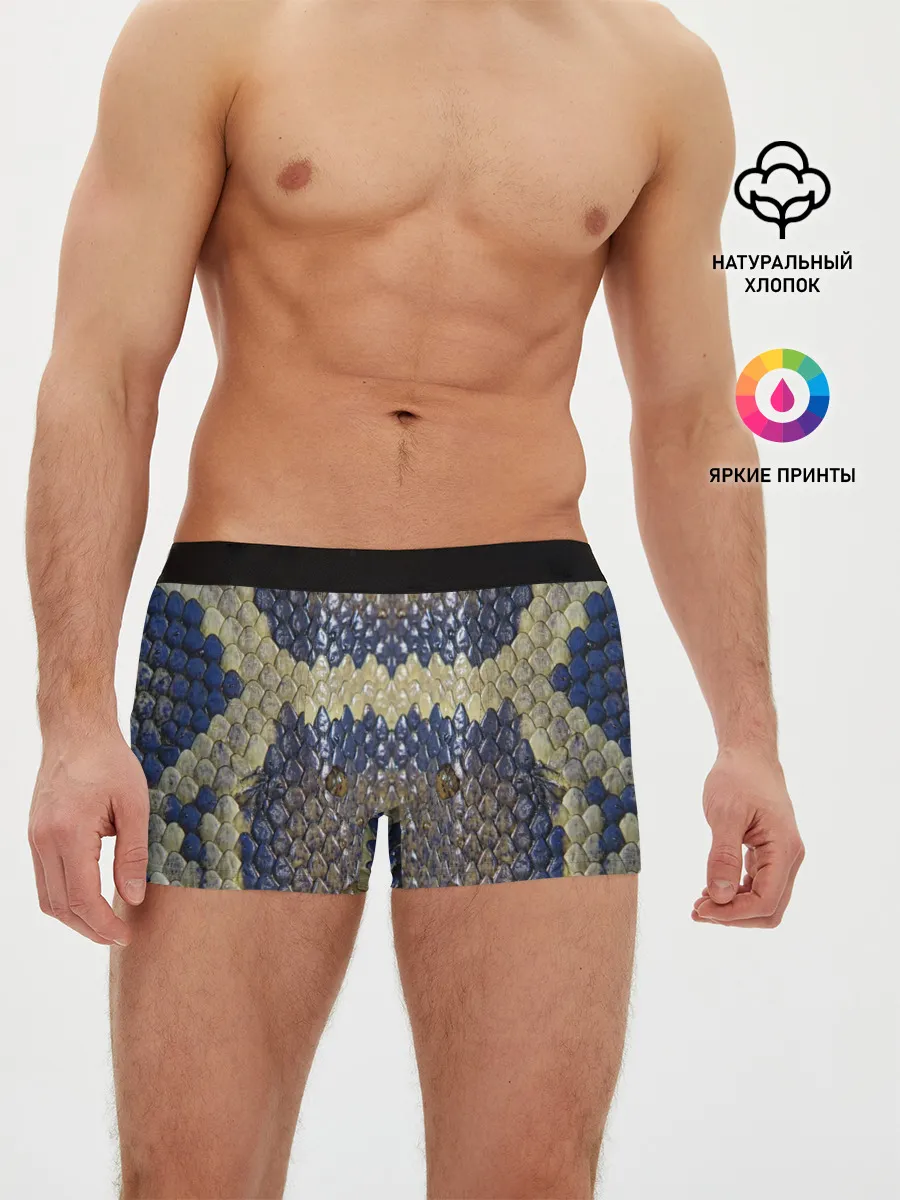 Мужские трусы боксеры / Рептилоид. Змея