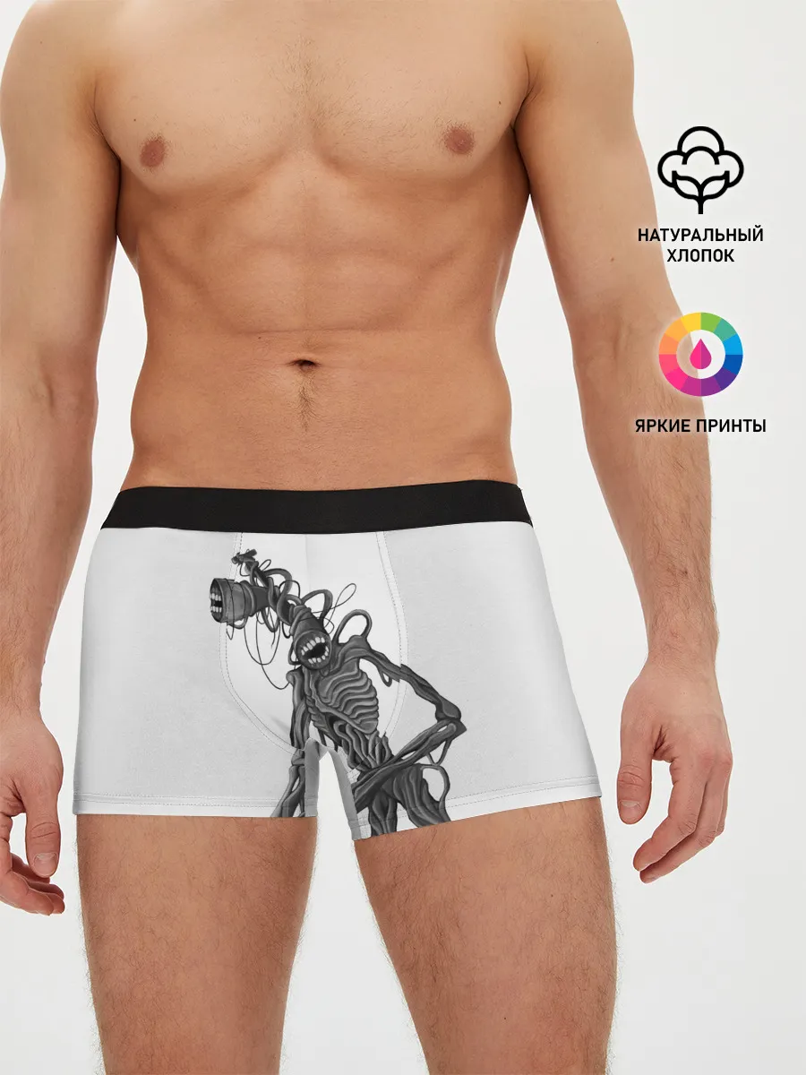 Мужские трусы боксеры / SIREN HEAD РИСУНОК