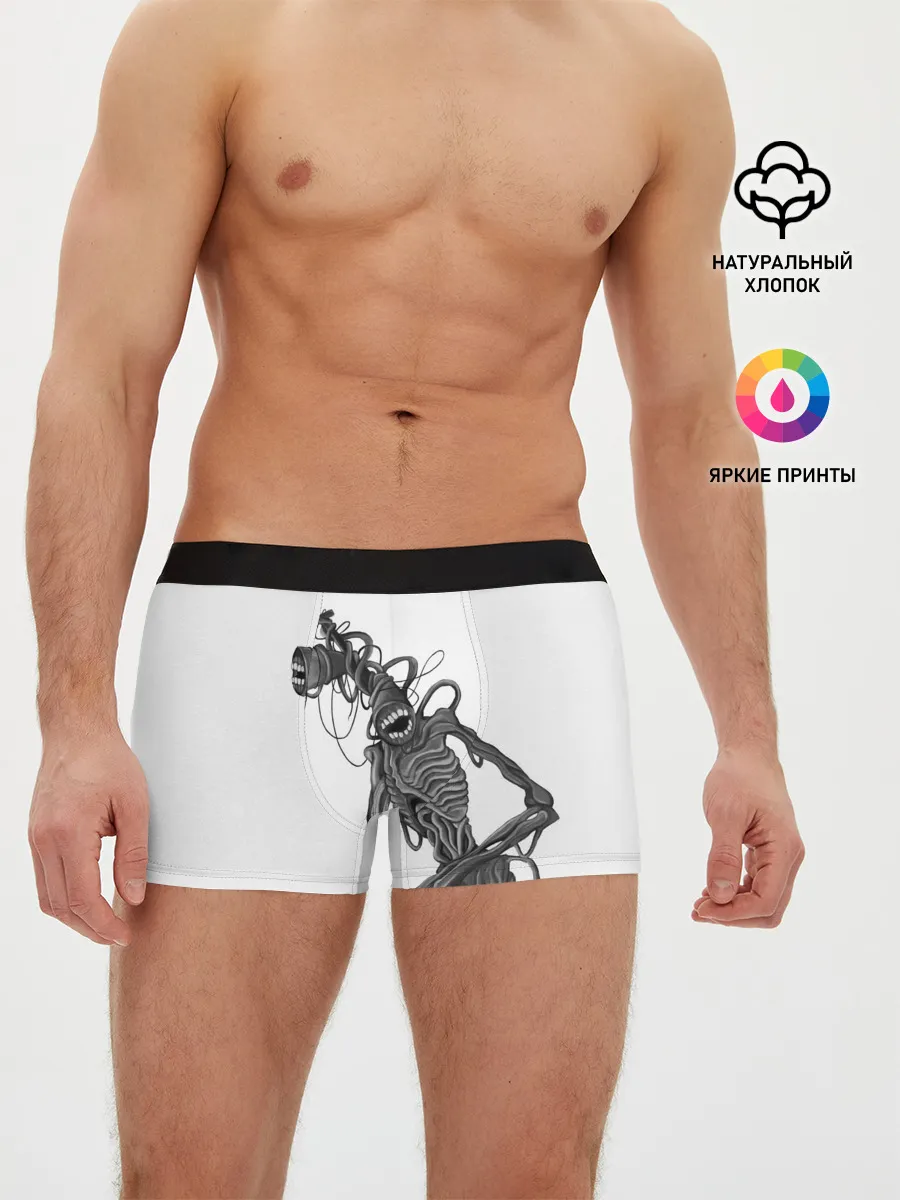 Мужские трусы боксеры / SIREN HEAD РИСУНОК