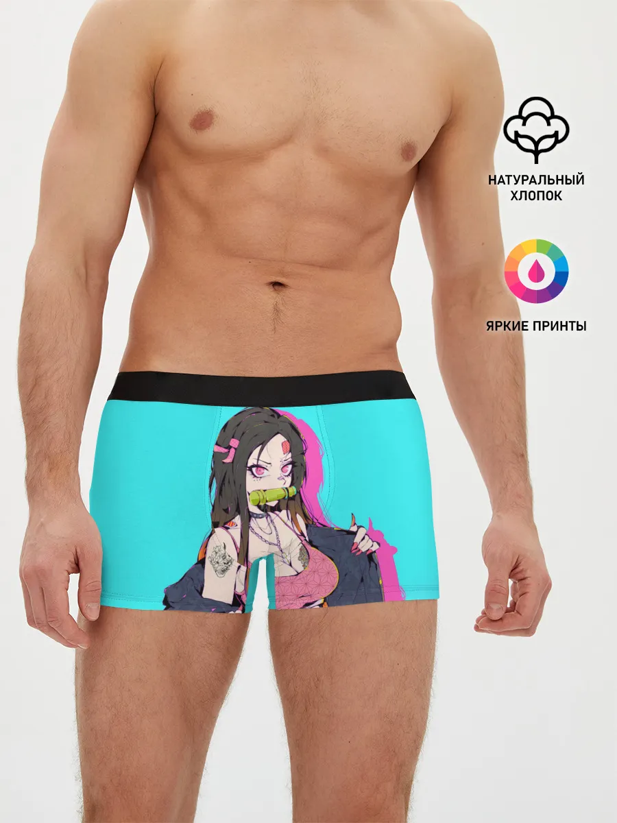 Мужские трусы боксеры / Стильная Нэезуко