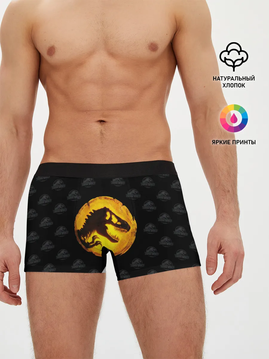 Мужские трусы боксеры / Jurassic World | Мир Юрского периода