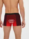 Мужские трусы боксеры / AUDI красная сетка