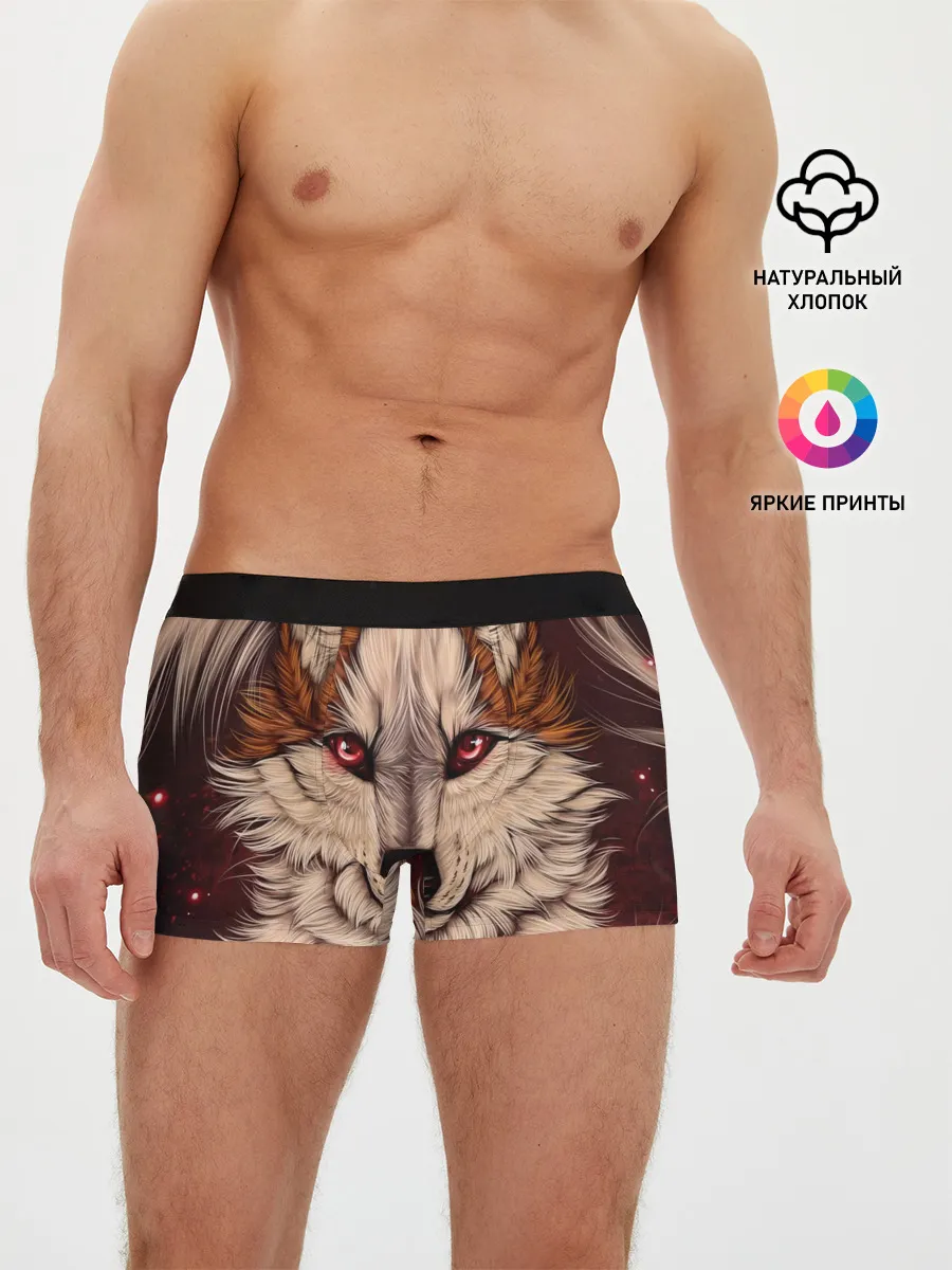 Мужские трусы боксеры / Красивая Волчица